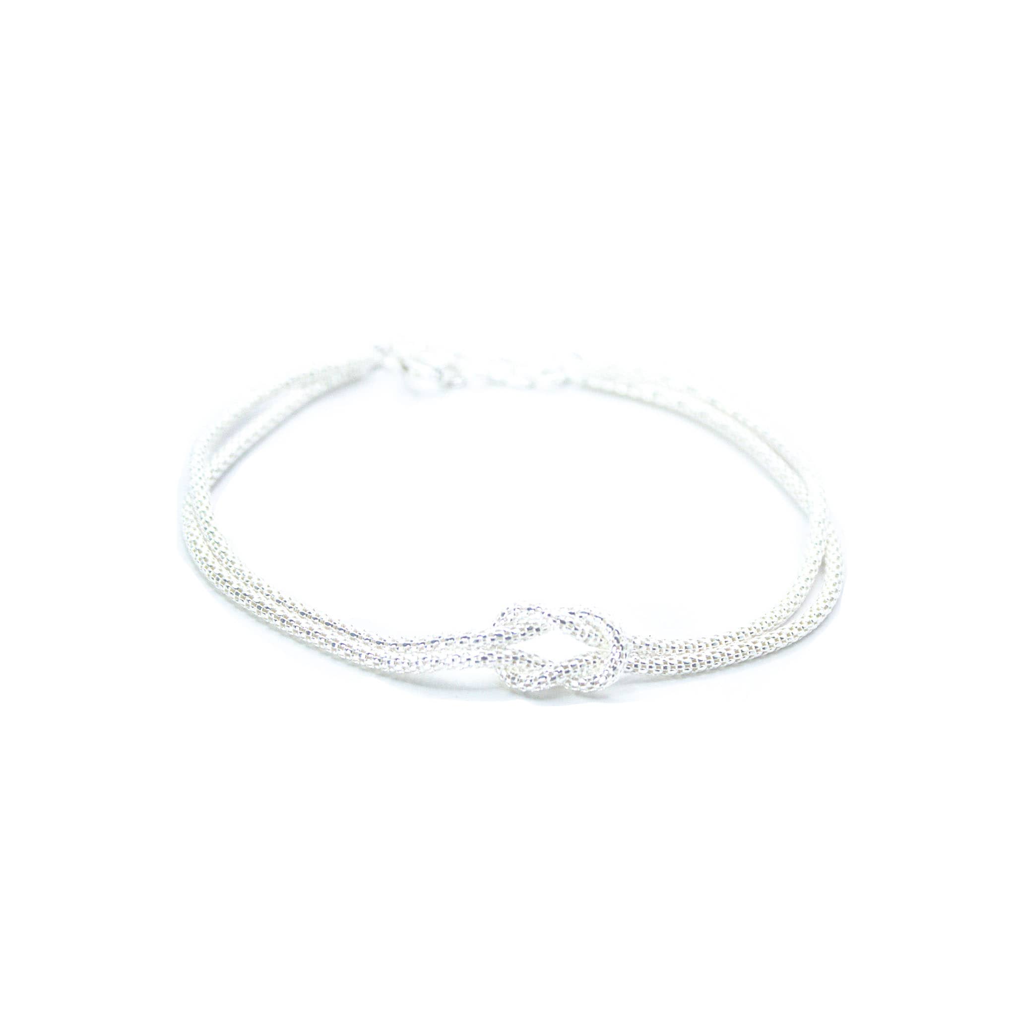 Pulsera Nudo Eterno Plata 925
